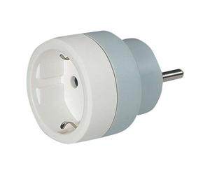 Adaptateur prise 2P+T 16A 230V pour fiche standard germanique sur prise standard français Legrand LEG50382