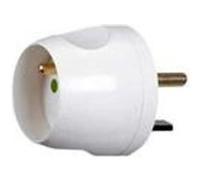 Legrand Adaptateur 2P+T 16A vers 20A Type E – Avec protection pour enfants – Blanc