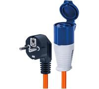 Adaptateur prise britannique vers prise européenne 16 A 20 cm IP44 résistant aux intempéries Idéal