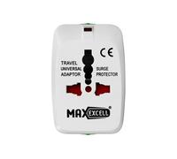Adaptateur Prise Universel EU / USA / UK / AUS Voyant LED Blanc