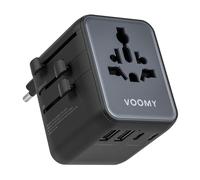 Adaptateur Prise Universelle 28W avec 3 USB-C et 2 USB-A, Adaptateur Prise Anglaise, Adaptateur Prise USA, Adaptateur Prise Japon, Adaptateur Voyage Universel International France, Plug A/C/G/I