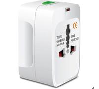Adaptateur Prise Universelle,Adaptateur International France,l'Australie et d'autres Pays Chargeur de Voyage Multi