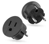 Adaptateur Prise USA vers France, 2 Piece Adaptateur Prise US, Prise Americaine, Prise USA, Adaptateur Prise Américaine