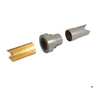 Adaptateur PVC gris droit pour cuivre - Mâle / femelle Diamètre 32 mm - Nicoll