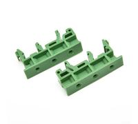 Adaptateur rail DIN-35 DRG-01 Kit de support de montage PCB - Support de carte de circuit imprimé en plastique pour appareils électriques Panneau de commande DIY Box 4,2 x 1 x 1,8 cm Vert