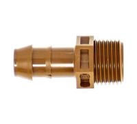 Adaptateur Rain Bird plastique 1/2" x 17 mm mâle x douille 3,5bar Marron Type XFF17