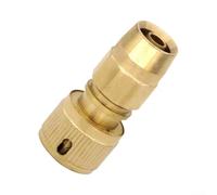 Adaptateur rapide en laiton pour arrêter les fuites en quelques secondes | Joins le tuyau et la buse en toute sécurité, empêche le gaspillage d'eau, idéal pour l'arrosage du jardin, assemblage simple