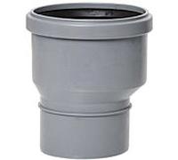 Adaptateur réducteur Airfit 61190RA DN 110 x 90, excentrique, en polypropylène, gris