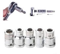 Adaptateur Réducteur Carré Pour Visseuse Fil - Extension Tige Hexagonale pour en Acier Trempé - Compatible pour bosch - Set 5pcs