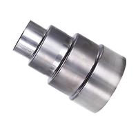 Adaptateur Réducteur Conduit, Connecteur de conduit de réducteur de tuyau de poêle de cheminée, adaptateur de revêtement en acier inoxydable(11cm~6cm)