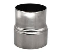 Adaptateur Réducteur Conduit, Réducteur de tuyau de poêle en acier inoxydable, connecteur de conduit 110mm-100mm, 1 pièce de cheminée