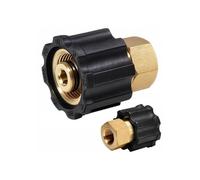Adaptateur Réduction M22x1,5 M22-14mm vers 3/8"" F - Laiton avec Joint Torique | Compatible Nettoyeur Haute Pression Kärcher HD HDS