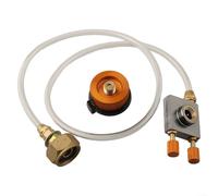 Adaptateur Remplissage pour gaz EN417 Valve Décompression Adaptateur | Valve décompression intégrée, transfert sécurisé, compatible EN417, réduit pression interne, remplissage facile