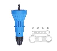 Adaptateur rivetage perceuse 6mm, 4 buses 1,8-3,2mm | Tige hexagonale anti-glissement, changement rapide sans outil, 70% gain de temps, léger 200g, pour structures métalliques et