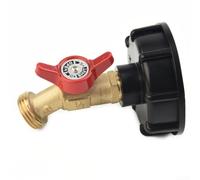 Adaptateur Robinet pour ibc 2 Pouces Laiton pour Citerne 1000L - Joint Silicone Anti-Fuite pour Eau Potable et Jardinage