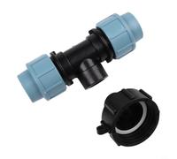 Adaptateur S60x6 pour réservoir ibc 20/25/32 mm raccords PE plastique | Convient pour les réservoirs de carburant IBC avec filetage femelle de 60 mm. Installation facile. Tailles de sortie d'eau