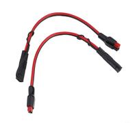 Adaptateur SAE vers pôle d'alimentation 12 AWG 30 A 360 W Paire pour SAE à | Longueur compacte de 30 mm, isolation en PVC flexible, idéal pour les espaces restreints, extension facile du câble