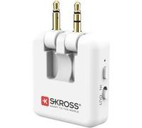 Adaptateur sans fil Skross Bluetooth pour Avion ou Voiture Connection pour entrée et sortie de son Blanc Blanc G