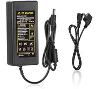 Adaptateur secteur 24V 6A,Alimentation LED 100-240V AC/DC Adaptateur secteur Transformateur 5,5 mm x 2,1 mm prise de sortie DC Alimentation universelle 24V 144W pour bande LED 5050 3528 conducteur LED