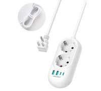 Adaptateur secteur, adaptateur 6 en 1, prise américaine/allemande