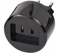 Adaptateur secteur de voyage USA / fiche Euro