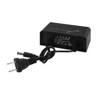Adaptateur Secteur pour 12 V 2 A Caméra de Sécurité Extérieure | Résistant aux Intempéries, Prise Us, Fixation Murale Facile à Installer, Protection Surcharge, Noir