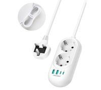 Adaptateur secteur Royaume-Uni, adaptateur 6 en 1 pour prises Angleterre, Allemagne