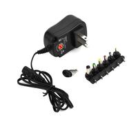 Adaptateur secteur universel AC/DC à tension réglable pour appareils électroniques domestiques, chargeur mural avec sortie multi-tension et