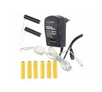 : Adaptateur secteur universel avec piles factices AAA pour alimentation continue