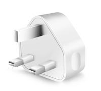Adaptateur secteur universel USB avec prise britannique 3 broches et ports USB, chargeur de voyage pour téléphone (2 ports)