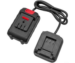Adaptateur séparateur d'outils pour batterie Dayi Power Tools avec crochet de taille - Rallonge en plastique léger de 1,04 m Noir