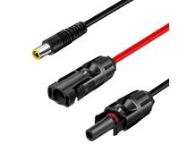 Adaptateur solaire MC4 vers DC7909 - LogiLink - 2x MC4 - DC 7.9 x 5.5 mm - Cuivre - 16 AWG - 0 24 m - 1000 V DC