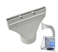 Adaptateur Tuyau Climatiseur Mobile, Raccord Plat Pour Tuyau D'Échappement De Climatiseur Portable,Raccord Tu-yau D'évacuation Climatiseu/r - Pour Chambre Salon Sous-sol Appartement Professionnels
