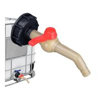 Adaptateur Tuyau Cuve À Eau, Connecteur Vanne Bidon, Kit Conversion à Pluie, pour Système d'Irrigation, Gouttière, Gouttière, Extérieur, Conteneur, Pelouse,