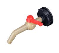 Adaptateur Tuyau Cuve À Eau,Connecteur Vanne Bidon | Robinet pour Baril Pluvial - Récupération Eau De Pluie, Jardin, Système Arrosage, Gouttière, Conteneur, Utilisation Extérieure