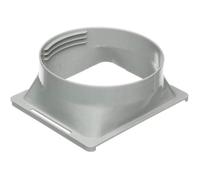 Adaptateur tuyau échappement clim portable 5,9-6 pouces, raccord carré à rond fenêtre pour unité mobile