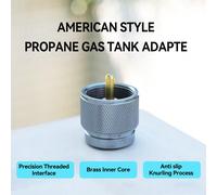Adaptateur universel de cartouche de gaz propane, adaptateur de réchaud détachable, équipement de camping, entrée propane, sortie valve Linde EN417 standard, adaptateur de cartouche de gaz liquéfié de
