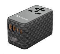 Adaptateur universel de voyage Verbatim UTA-06 (Noir)