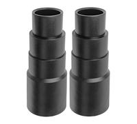 Adaptateur universel pour aspirateur, 2 pièces, noir, compatible avec Bosch, Makita, Kärcher, etc., 4 positions avec Ø 41-26 mm extérieur, Ø 35-22 mm intérieur, réducteur Adaptateur pour tuyau