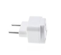 Adaptateur universel, Royaume-Uni, États-Unis, Caraïbes, prise de type C, blanc