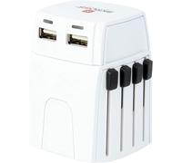 Adaptateur universel SKROSS 1.302800, compatible avec les prises de courant du monde entier, avec connecteur micro USB