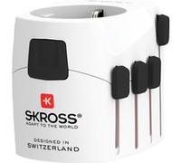 Skross Adaptateur universel 3 pôles 150 pays 1750 W Blanc G