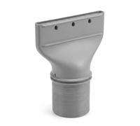 Adaptateur Universel Tuyau Climatiseur Mobile 130mm 150mm, Embout Plat Raccord d’Évacuation pour Fenêtre et Porte, Kit Ventilation Sans Perçage, HDPE Durable, Gris