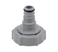Adaptateur vanne de vidange pour tuyau de piscine Ø32 mm, connecteur gris - AIMOONSA