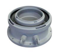 Adaptateur vertical avec prise de mesure 60/100 mm ELM LEBLANC 7738112636