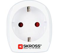 Adaptateur voyage 13A Europe vers UK 2/3 poles Blanc Skross
