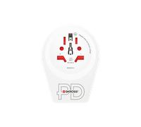 Adaptateur voyage USB C Monde vers USA Blanc Skross