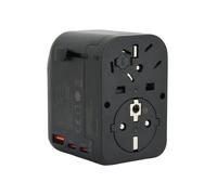 Adaptateur voyage USB - ELECTRALINE - Universel - USB-A 18W - USB-C 20W