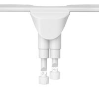 Adaptateur WC-bidet – Non électrique –à gauche – Double buse pour le nettoyage frontal et dorsal – Auto-nettoyant – Jet horizontal – Raccordement à 2 trous, conforme à la norme européenne de 9,5 mm