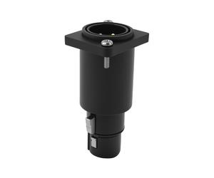 Adaptateur XLR 3 Broches DMX512 Mâle Vers Femelle, Montage sur Panneau avec de Châssis, pour Neutrik NA3MDF PCM-S-0629